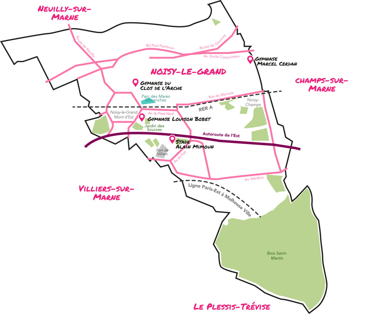 Gymnase Clos De L Arche Noisy Le Grand